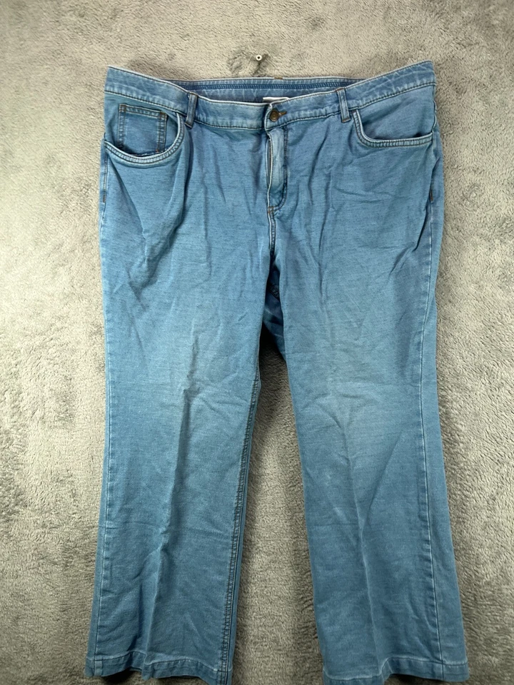 Denim Co D&Co Jeans Womens Petite 22WP Light Blue Jeans Hi Waist Ladies 40x26 - Image 1 of 4