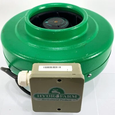 Hydrofarm ACDF6 Active Air 6 Inch Inline Hydroponic Fan 400 CFM - Image 1 of 4