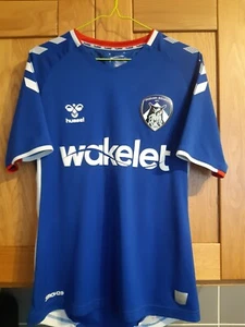Oldham Athletic medium adult home football shirt, 2019/20 season. - Picture 1 of 5
