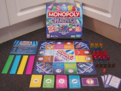 Monopoly Chance Board Game by Hasbro 2023 - 20 MINUTE MONOPOLY! - Family Fun - Image 1 of 4