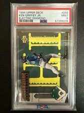 KEN GRIFFEY JR 1994 Upper Deck ELECTRIC DIAMOND #292 Home Field Advantage PSA 9