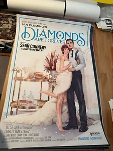 JAMES BOND DIAMONDS ARE FOREVER edizione limitata serigrafia ADAM STOTHARD - Foto 1 di 1