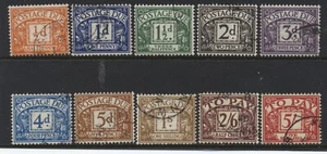 1955-7 ½d-5/- POSTAGE DUE SET ST.EDWARD CROWN WMK SUPERB USED SET. SG D46-55 - Picture 1 of 1