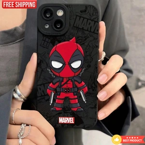 Deadpool Coque pour iPhone 16 15 14 13 Pro Plus Max Housse de Protection Téléphone - Photo 1 sur 18