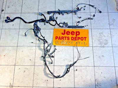 Jeep Wrangler TJ 2005 4,0 L 6 cilindros manual motor cableado arnés 56047537ac oe Foto 1 de 4