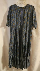 Loungekleid Damen Größe 2XL Blau Boho - Bild 1 von 5
