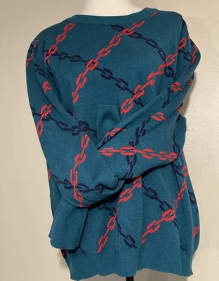 Suéter de eslabones de cadena Jodifl para mujer talla 1X Foto 1 de 4