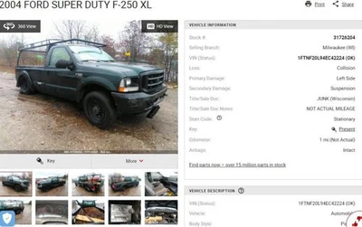 Power Steering Pump Fits 97-06 FORD E150 VAN 3883662 - Изображение 1 из 4