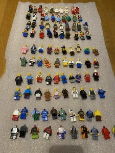 100 Assorted LEGO Mini Figures Various Series Bulk Lot - Picture 1 of 14