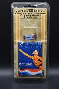 Spilla Collezione Centenario Giochi Olimpici 1996 - Card Amsterdam 1928 NUOVA - Foto 1 di 4