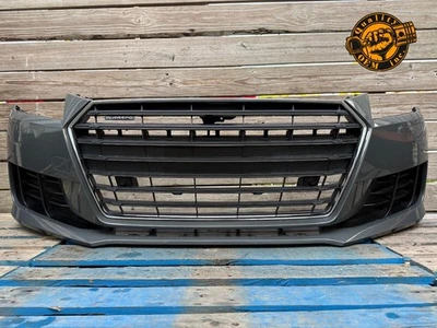 2016-2018 AUDI TT FRONT BUMPER W/ GRILLES & PARK SENSORS (GRAY G3 / X7M) OEM 53k - Image 1 of 4