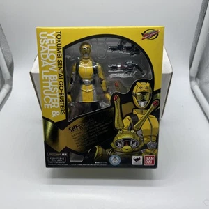 S.H.Figuarts Go Busters Yellow Buster & Usada Lettuce Figure Tamashii Web Bandai - Picture 1 of 9