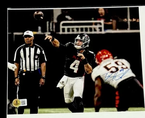 DESMOND RIDDER SIGNED 8X10 PHOTO ATLANTA FALCONS BECKETT CERTIFIED - Picture 1 of 1
