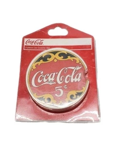 Coca-Cola 2 Piece Absorbent Car Coaster Set 2009 - Brand New In Package - Picture 1 of 7