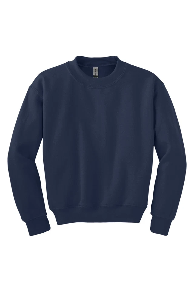 Дети молодежи Gildan тяжелая смесь мягкий Crewneck толстовка мальчика девочки XS-XL новый! - Изображение 1 из 1
