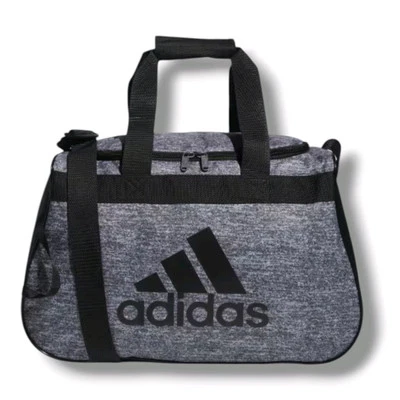 Nova Bolsa de Ginástica Adidas Diablo Pequena Cinza e Preta  - Imagem 1 de 4