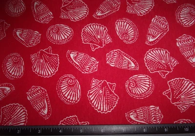 D'JON FABRICS, SEA SHELL COTTON KNIT FABRIC,  ONE WAY STRETCH, BTY - 60 IN. WIDE - Image 1 of 3