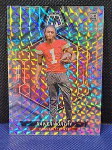 2024 Panini Mosaic - Rookies Silver Prizm #328 Xavier Worthy (RC) - Picture 1 of 3