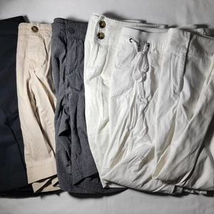 6 Women Size 8 Shorts & Capris: Madison, Old Navy, Lee, White House Black Market - Picture 1 of 21