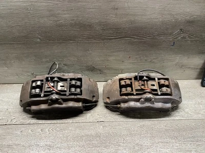 OEM TOUAREG PORSCHE CAYENNE AUDI Q7 04-10 PAR DE PINZAS DE FRENO DELANTERAS BREMBO 18Z Foto 1 de 4