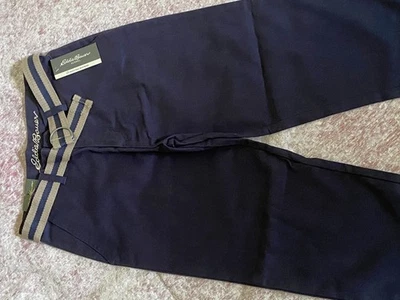 Pantalones caqui Eddie Bauer "School" - azul marino Foto 1 de 4
