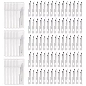 150pcs Exacto Knife Blades #3 Hobby Knife Replacement Blades Refills - Picture 1 of 7