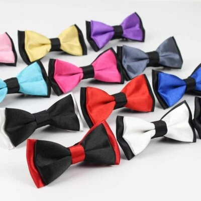 Luxury Dog Cat Bow Tie Adjustable Necktie Collar UK Bowtie Pet Wedding Party New