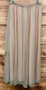 Speechless Prom Formal Pale Pink Tulle Skirt Sparkle, Sequins Size 13 - Picture 1 of 10