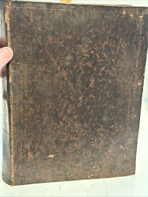 1854 Soul Treasure By M. Christian Scrivers Leather Christian Guide Swedish - Image 1 of 4