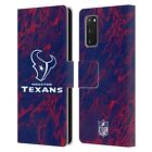 Official Nfl Houston Texans Graphics Leather Book Case For Samsung Phones 1