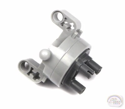 LEGO Technic - Steering Axle Assembly w/ 2 Pin Holes - LBG - New - 46490c01 - Image 1 of 4