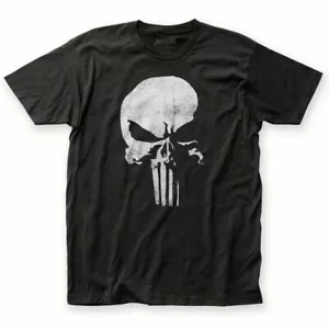 Daredevil Punisher T Shirt Mens Licensed Marvel Superhero Comics Movie Tee Black - Picture 1 of 2