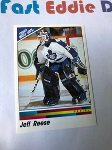 PANINI HOCKEY 1990-91 JEFF REESE STICKER 281 TORONTO MAPLE LEAFS EXCELLENT - Picture 1 of 2