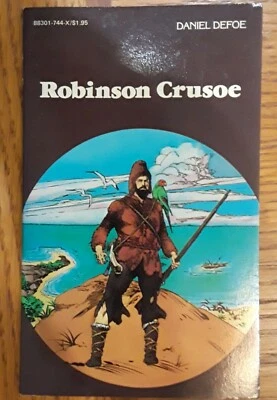 Robinson Crusoe 1984 B&W Pocket Classic Comic Style Paperback Book C45 - Image 1 of 2