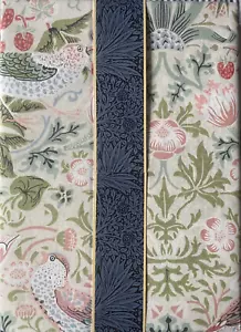 NW WILLIAM MORRIS Home 3PC QUEEN Cotton Duvet Cover Set Strawberry Thief Summer - Picture 1 of 7