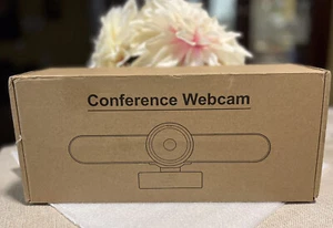 4K All In One Conference Room Webcam By Tongveo Model VIAU-4K Black. NEW - Picture 1 of 7