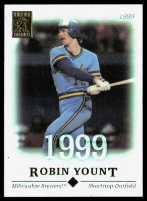 Robin Yount 2004 Topps Tribute HOF #28 Haze & Scratches - Image 1 of 2