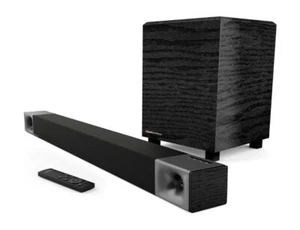 Klipsch Cinema 400 Sound Bar + 8Inch Wireless Subwoofer with HDMIARC,Black - Picture 1 of 3