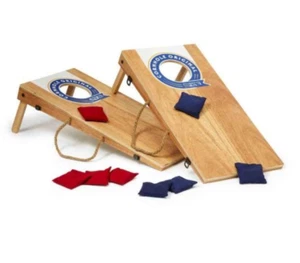 Juego de agujeros de maíz bolsa de frijoles juego de objetivos juego de cornhole jardín juego de playa juego de equipo juego de equipo - Imagen 1 de 3