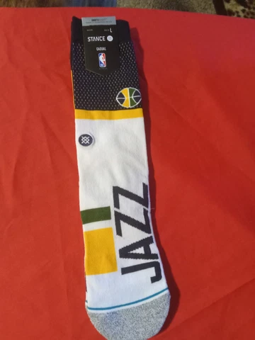 Stance NBA Mens Utah Jazz Socks Size Large *NEW * Cover