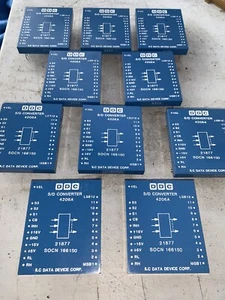 DDC S/D Converter SOCN  166150 .  21877.   4206A ILC DATA DEVICE CORP.NEW QTY 10 - Picture 1 of 12