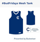 ALL 3 Chicago Cubs #BudFridays Mesh Tank SGA May 31st June 14th and 21st ALL 3!