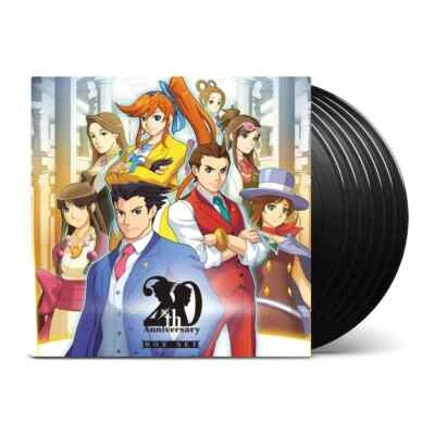 Capcom Ace Attorney 20th Anniversary Soundtrack Black Vinyl Record 6 LP Box NEW - Image 1 of 2