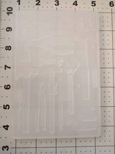 Carpeta de estampado en relieve sin marca Juego de herramientas 3D Día del Padre Martillo Destornillador Alicates - Imagen 1 de 3