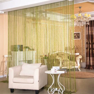 Glitter String Door Curtain Room Dividers Fringe Window Panel Decoration Tassels - Picture 1 of 28
