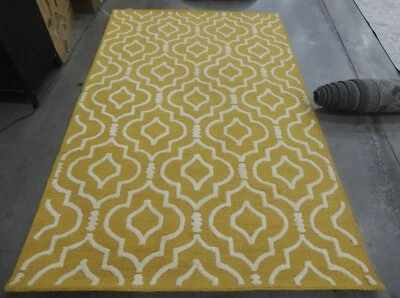 GOLD / IVORY 5' X 8' Loose Threads Rug, Reduced Price 1172623423 CAM141Q-5 - Image 1 of 4