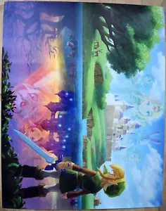 The Legend of Zelda: Link Between Worlds 22" x 28" Club Nintendo Promo Poster #2 - Picture 1 of 2