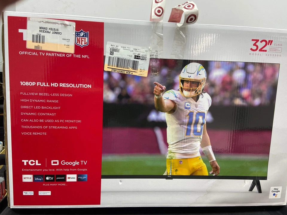 New TCL 32" 32S350G 1080p Full HD Resolution LED 1080p Smart TV - Image 1 of 4