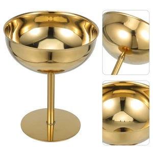 Stainless Steel Ice Cream Bowl: High Footed Ice Cream Pudding Bowl - Snack - Picture 1 of 20