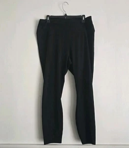 Simply Vera Womes Size 1X Basic Black Leggings Vera Wang Comfortable - Picture 1 of 5